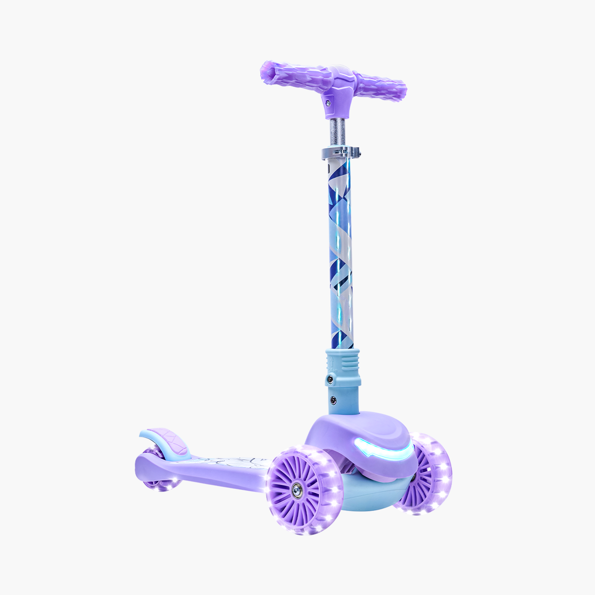 Frozen 3 Wheel Light-Up Kick Scooter